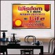 WISDOM   Framed Bible Verse   (GWAMBASSADOR6782)   