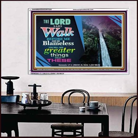 WALK BEFORE ME   Biblical Paintings   (GWAMBASSADOR7838)   