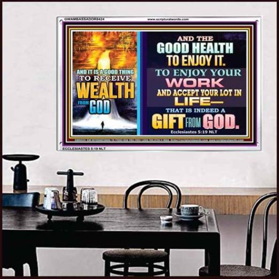 WEALTH FROM GOD   Art & Dcor Framed   (GWAMBASSADOR8424)   