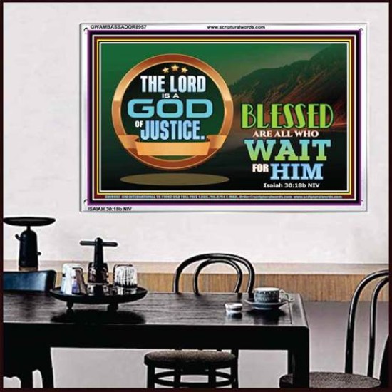 A GOD OF JUSTICE   Kitchen Wall Art   (GWAMBASSADOR8957)   
