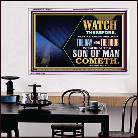 WATCH AND PRAY   Inspiration office art and wall dcor   (GWAMBASSADOR9088)   