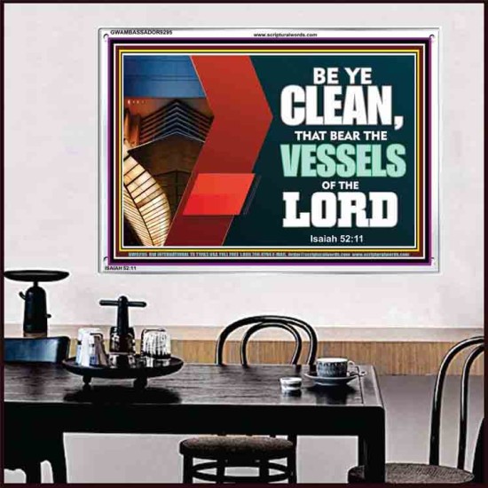 VESSELS OF THE LORD   Frame Bible Verse Art    (GWAMBASSADOR9295)   