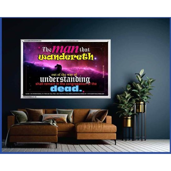 UNDERSTANDING   Inspirational Bible Verse Framed   (GWAMBASSADOR3351)   