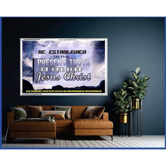 TRUTH OF OUR LORD   Inspirational Bible Verse Framed   (GWAMBASSADOR4197)   