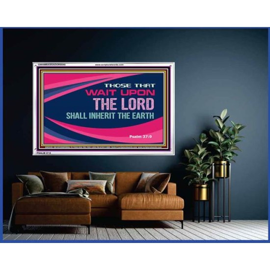 WAIT UPON THE LORD   Business Motivation Art   (GWAMBASSADOR5545)   