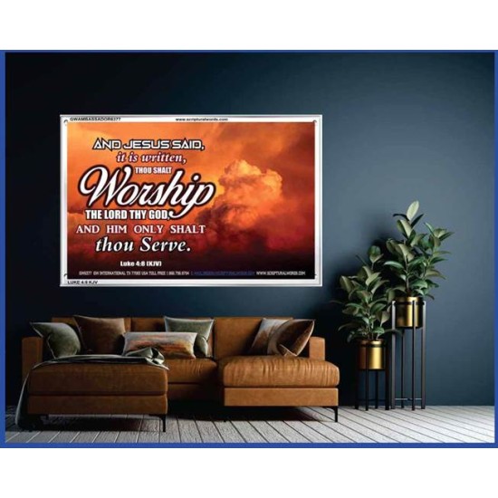 WORSHIP   Home Decor Art   (GWAMBASSADOR6377)   