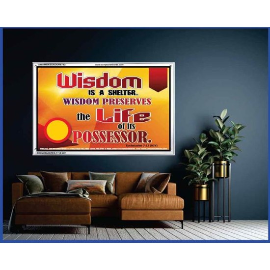 WISDOM   Framed Bible Verse   (GWAMBASSADOR6782)   