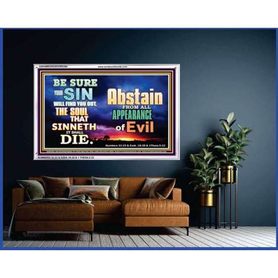 ABSTAIN FROM EVIL   Affordable Wall Art   (GWAMBASSADOR8389)   