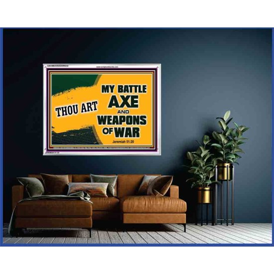 WEAPONS OF WAR   Christian Quotes Framed   (GWAMBASSADOR9434)   