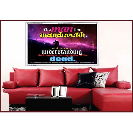 UNDERSTANDING   Inspirational Bible Verse Framed   (GWAMBASSADOR3351)   