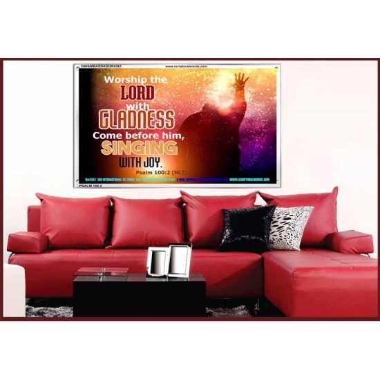 WORSHIP THE LORD   Art & Wall Dcor   (GWAMBASSADOR4361)   
