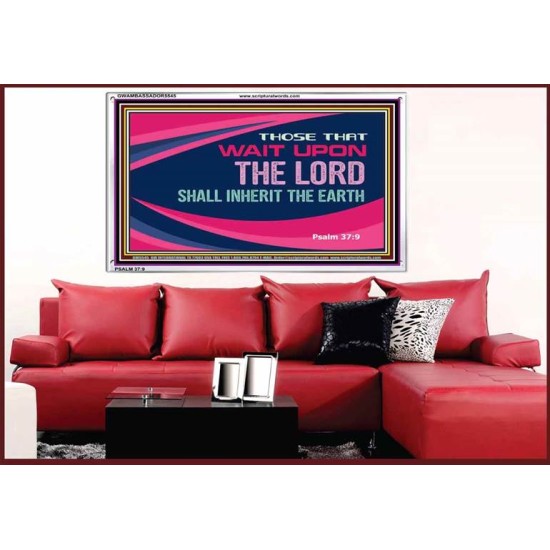 WAIT UPON THE LORD   Business Motivation Art   (GWAMBASSADOR5545)   