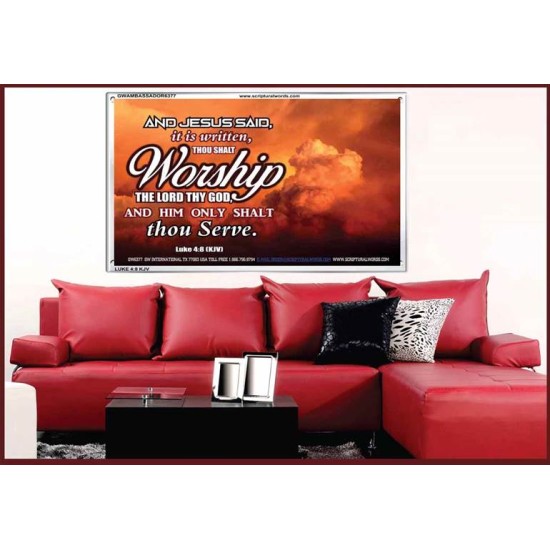 WORSHIP   Home Decor Art   (GWAMBASSADOR6377)   