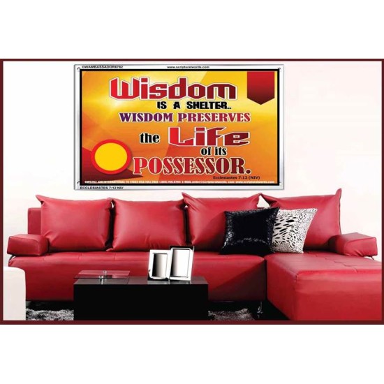 WISDOM   Framed Bible Verse   (GWAMBASSADOR6782)   