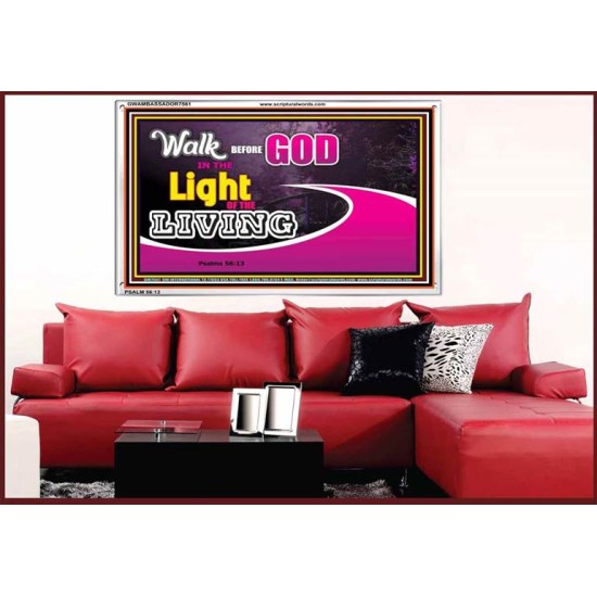 WALK BEFORE GOD   Art & Dcor Framed   (GWAMBASSADOR7561)   