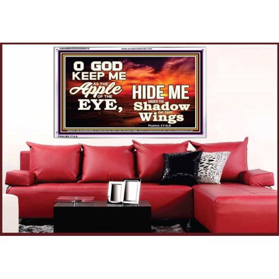 UNDER THE SHADOW OF THY WINGS   Frame Scriptural Wall Art   (GWAMBASSADOR8275)   