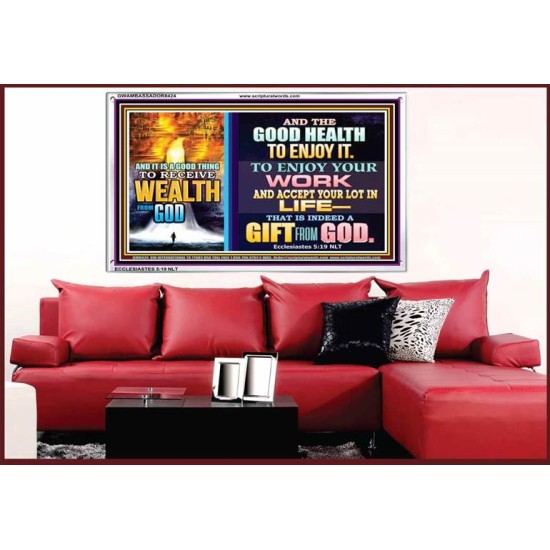 WEALTH FROM GOD   Art & Dcor Framed   (GWAMBASSADOR8424)   