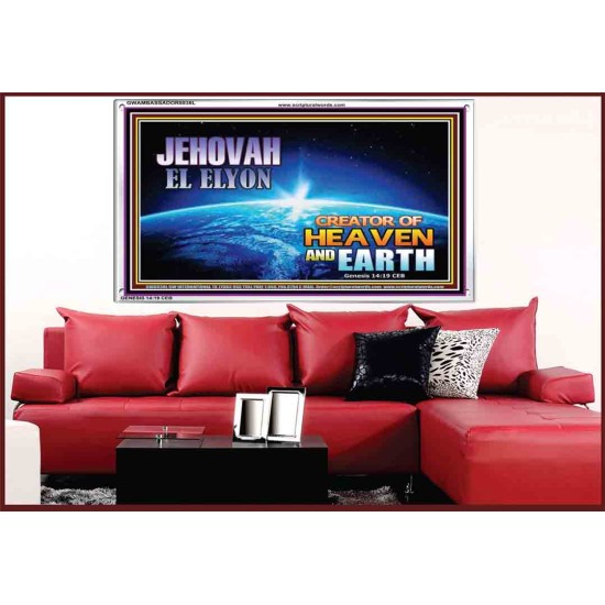 JEHOVAH EL ELYON   Acrylic Frame   (GWAMBASSADOR8838L)   