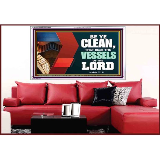 VESSELS OF THE LORD   Frame Bible Verse Art    (GWAMBASSADOR9295)   