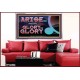 ARISE GO FROM GLORY TO GLORY   Inspirational Wall Art Wooden Frame   (GWAMBASSADOR9529)   