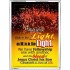 WALK IN THE LIGHT   Frame Bible Verses Online   (GWAMBASSADOR1674)   "32X48"