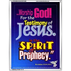 WORSHIP GOD   Bible Verse Framed for Home Online   (GWAMBASSADOR1680)   