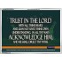 ACKNOWLEDGE HIM AND HE SHALL DIRECT THY PATHS   Framed Scriptural Dcor   (GWAMBASSADOR294)   "48X32"