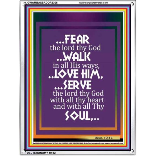 WALK IN ALL HIS WAYS   Scripture Art Prints   (GWAMBASSADOR3306)   