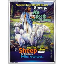 THEY KNOW HIS VOICE   Contemporary Christian Poster   (GWAMBASSADOR3504)   