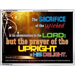 AN ABOMINATION TO THE LORD   Frame Bible Verse Online   (GWAMBASSADOR3570)   