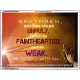 UPHOLD THE WEAK   Inspirational Wall Art Frame   (GWAMBASSADOR4008)   