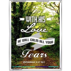 WILL CALM ALL YOUR FEARS   Christian Frame Art   (GWAMBASSADOR4271)   "32X48"