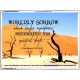 WORDLY SORROW   Custom Frame Scriptural ArtWork   (GWAMBASSADOR4390)   