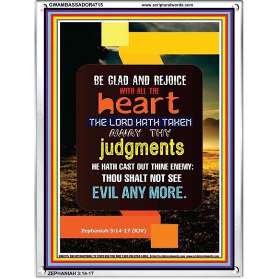 WITH ALL THE HEART   Scripture Art Prints   (GWAMBASSADOR4715)   