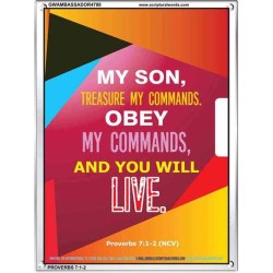 YOU WILL LIVE   Bible Verses Frame for Home   (GWAMBASSADOR4788)   
