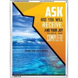 YOUR JOY WILL BE COMPLETE   Christian Quote Framed   (GWAMBASSADOR4842)   