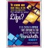 WHAT IS YOUR LIFE   Framed Bible Verses   (GWAMBASSADOR4958)   "32X48"