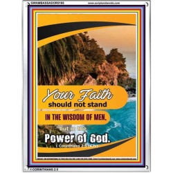 YOUR FAITH   Bible Verses Framed Art Prints   (GWAMBASSADOR5185)   