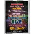 WHAT WILL A MAN GIVE IN EXCHANGE FOR HIS SOUL   Wall Art Poster   (GWAMBASSADOR6365)   "32X48"