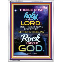 ANY ROCK LIKE OUR GOD   Bible Verse Framed for Home   (GWAMBASSADOR6416)   
