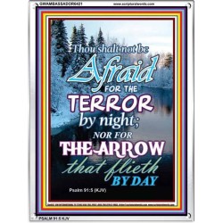 THE TERROR BY NIGHT   Printable Bible Verse to Framed   (GWAMBASSADOR6421)   