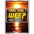 WEEP NO MORE   Framed Bible Verse   (GWAMBASSADOR6485)   "32X48"