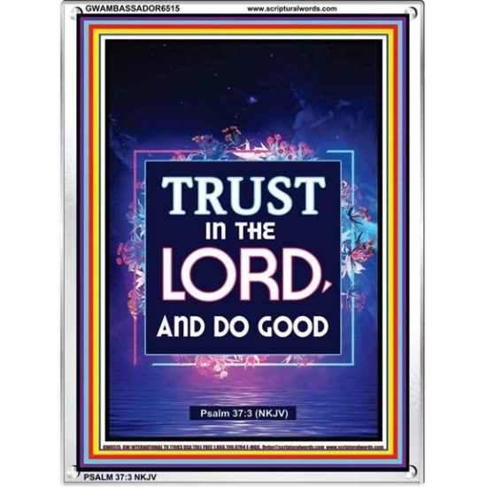 TRUST IN THE LORD   Bible Scriptures on Forgiveness Frame   (GWAMBASSADOR6515)   