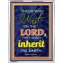 WAIT ON THE LORD   contemporary Christian Art Frame   (GWAMBASSADOR6519)   "32X48"