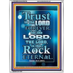 TRUST IN THE LORD   Scripture Art Prints   (GWAMBASSADOR6786)   "32X48"