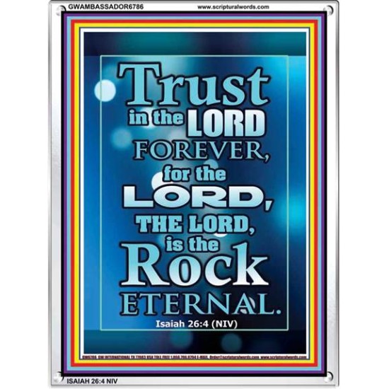 TRUST IN THE LORD   Scripture Art Prints   (GWAMBASSADOR6786)   