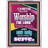 WORSHIP THE LORD THY GOD   Frame Scripture Dcor   (GWAMBASSADOR7270)   "32X48"