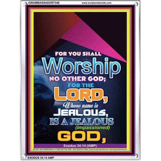 WORSHIP   Religious Art Frame   (GWAMBASSADOR7346)   