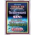 UNRIGHTEOUSNESS   Contemporary Christian Paintings Acrylic Glass frame   (GWAMBASSADOR7369)   "32X48"