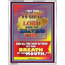 WORD OF THE LORD   Framed Hallway Wall Decoration   (GWAMBASSADOR7384)   
